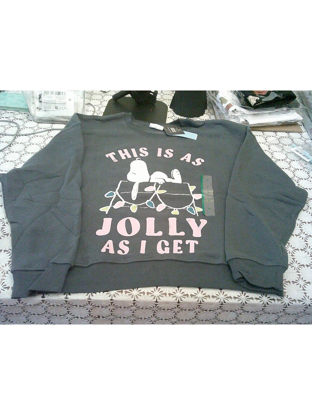 Snoopy “This Is As Jolly As I Get” Christmas Sweatshirt 0139